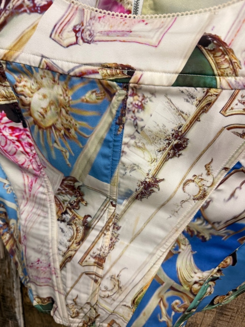 Miaou x Paloma Elsesser Campbell Corset Baroque top bustier Revolve 4XL - Picture 7 of 7